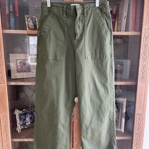 Pistola Sophia Cropped Wide leg pants in Basil